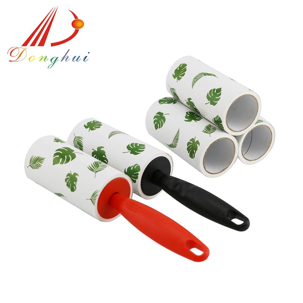 Hot Sell 5 Rollers Home Cleaning Tool Economic Cleaner Carpet Disposable Sticky Lint Roller